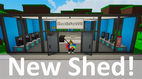 Now At the right of the screen, click on the settings icon button. . How to upgrade your shed in custom pc tycoon